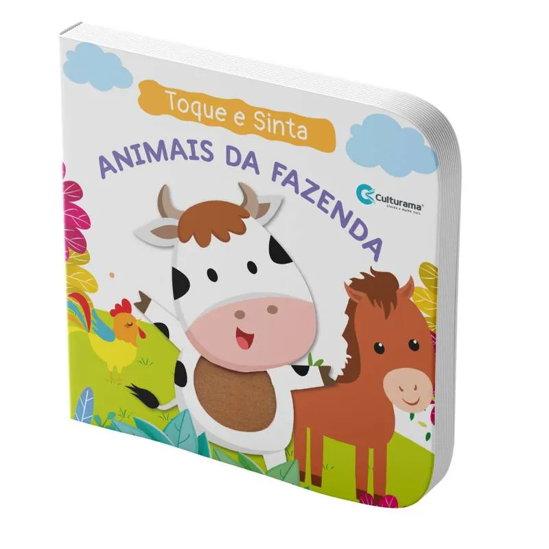 Livro Toque e Sinta - Animais da Fazenda - Culturama