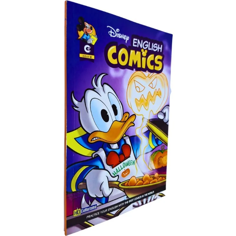 Livro Em Quadrinhos Hq Gibi Graphic Novel Em Inglês Disney English Comics Tamanho 17x26cm Volume 18