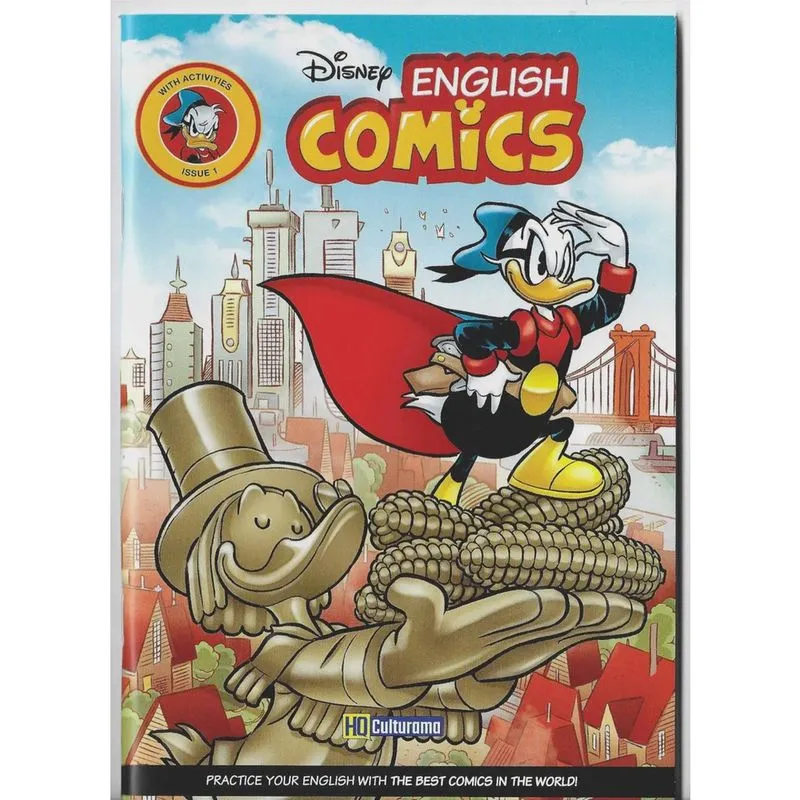 Livro hq Disney English Comics Vol 01 Quadrinhos em Inglês