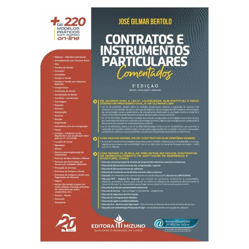 Contratos e instrumentos particulares comentados