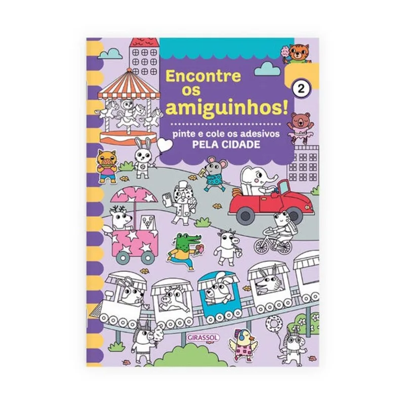 ENCONTRE OS AMIGUINHOS! PELA CIDADE - PINTE E COLE OS ADESIVOS