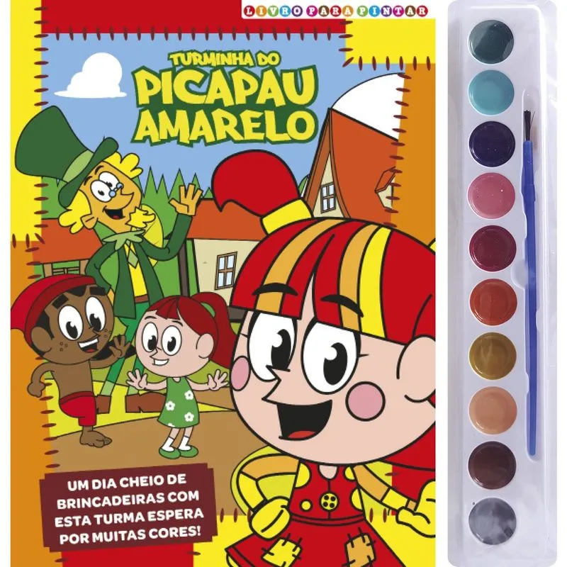Livro - Sítio do Picapau Amarelo Livro para Pintar com Aquarela