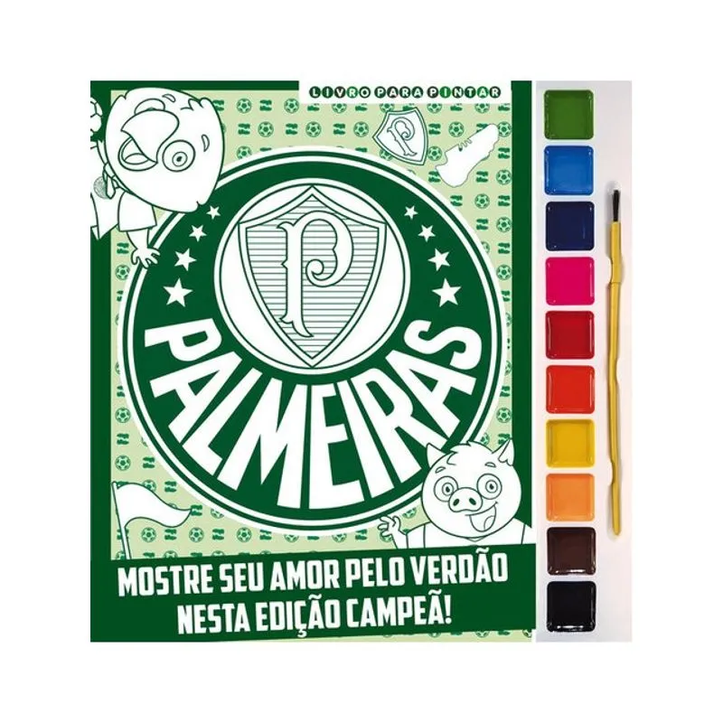 PALMEIRAS LIVRO PARA PINTAR COM AQUARELA