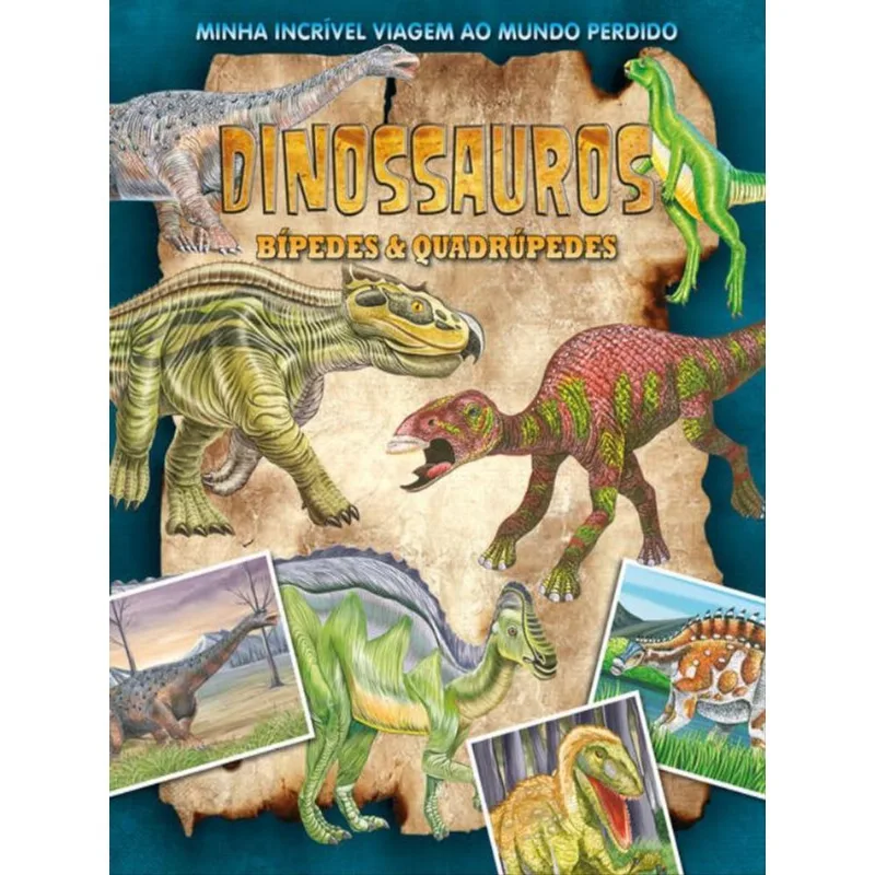 MINHA INCRÍVEL VIAGEM AO MUNDO PERDIDO - DINOSSAUROS BÍPEDES E QUADRÚPEDES