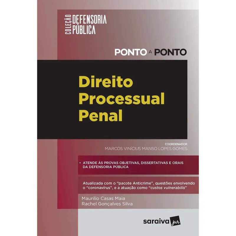 Livro - Coleção Defensoria Pública - Ponto a Ponto: Direito Processual Penal