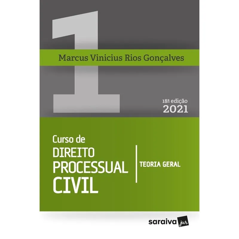 Livro - Curso De Direito Processual Civil Vol 1 - 18ª Edição 2021