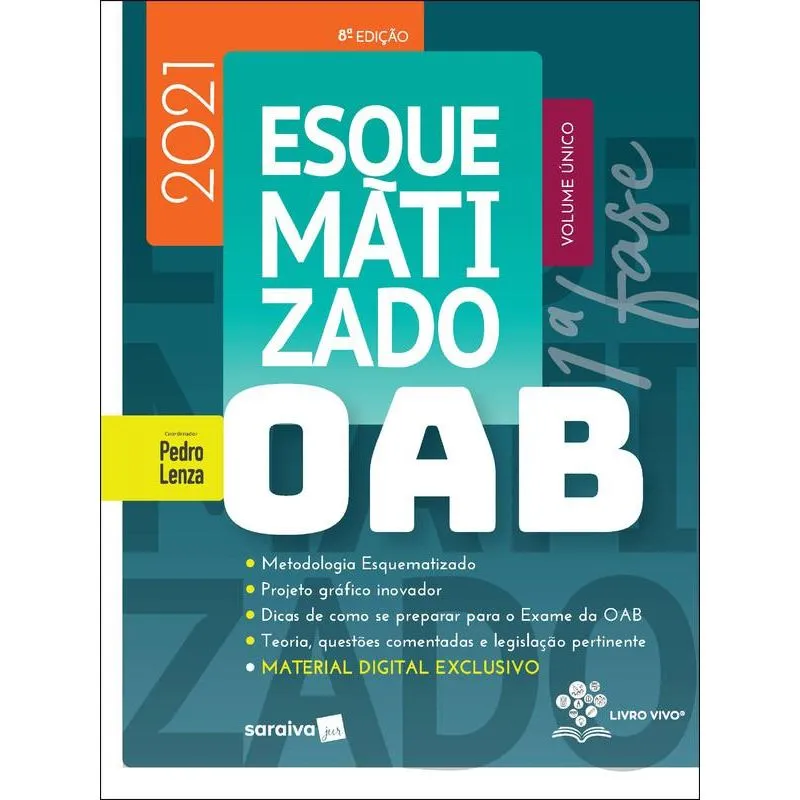 OAB ESQUEMATIZADO - VOLUME ÚNICO - 8A EDIçãO 2021