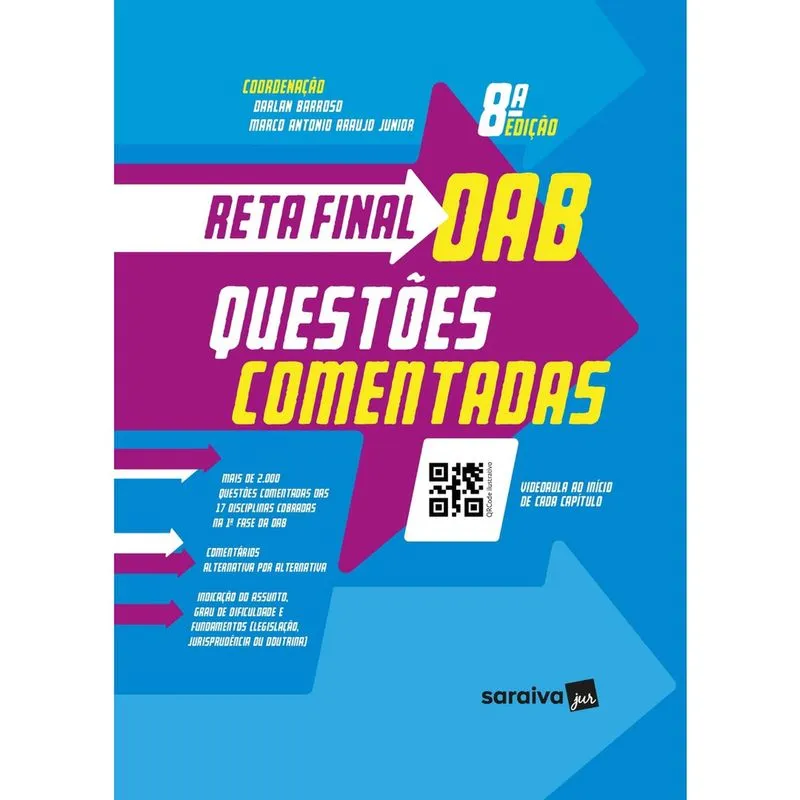Livro - Reta Final OAB - Questões Comentadas - 8ª edição 2022