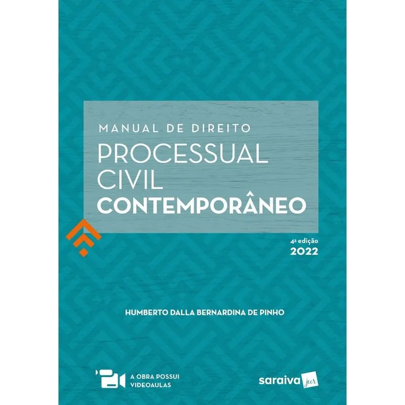 Livro - Manual de direito processual civil contemporâneo - 4ª edição 2022