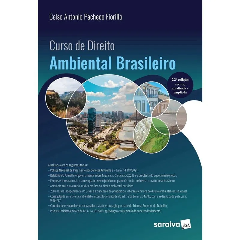 Livro - Curso de Direito Ambiental Brasileiro - 22ª edição 2022