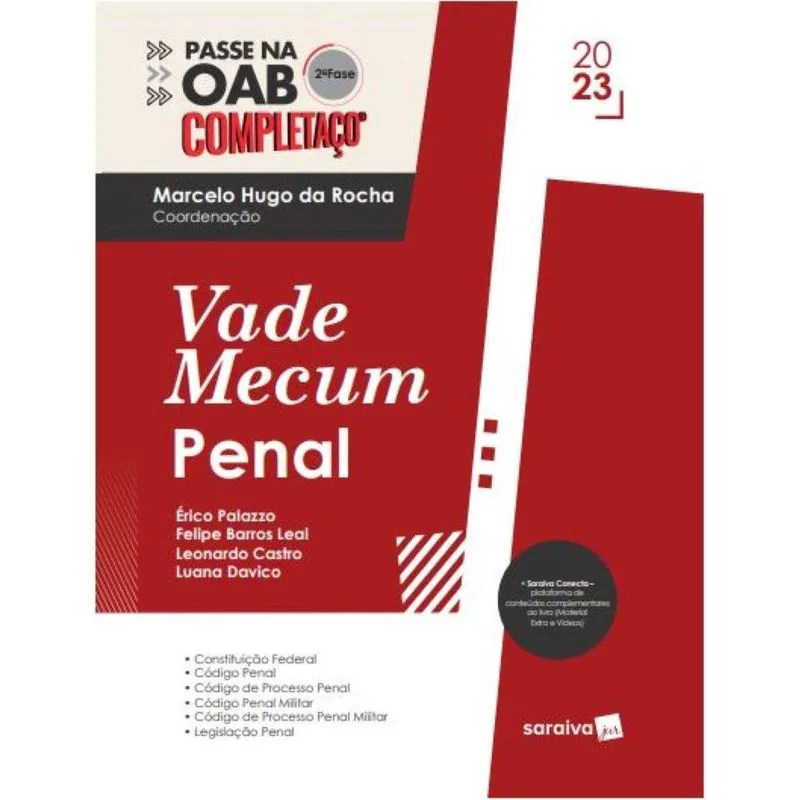 Passe na oab 2ª fase - completaço: vade mecum penal