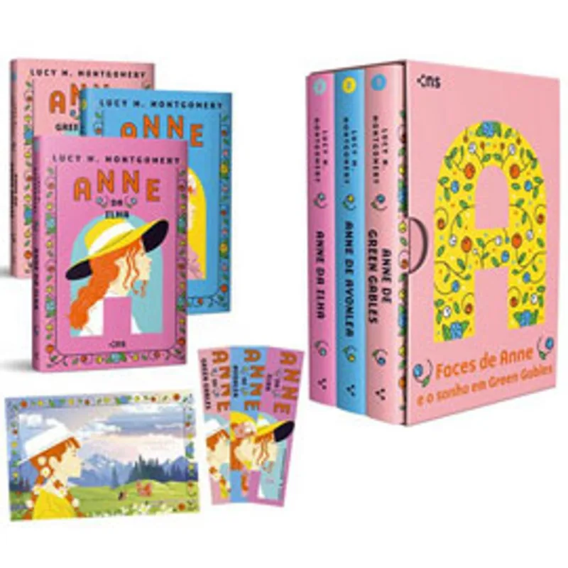 BOX FACES DE ANNE E O SONHO EM GREEN GABLES - EDIÇÃO DE LUXO + FITILHO + PÔSTER