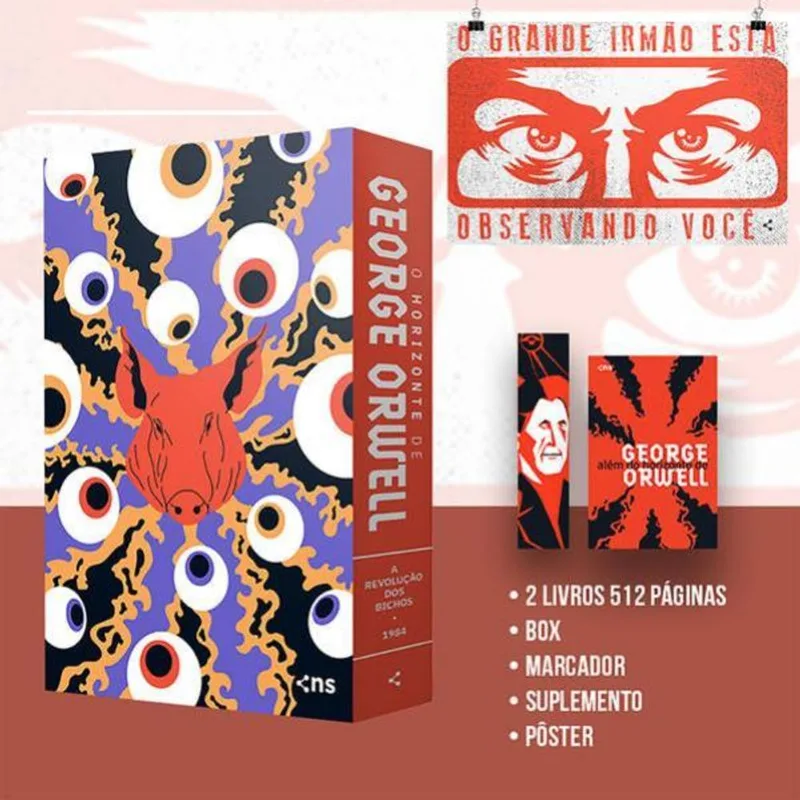 BOX GEORGE ORWELL - O HORIZONTE (2 LIVROS + PÔSTER + SUPLEMENTO)