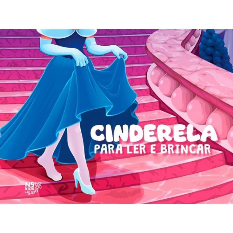 CINDERELA - PARA LER E COLORIR
