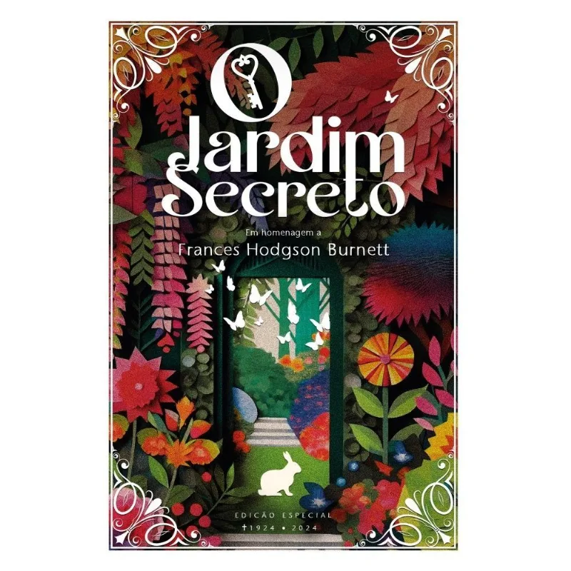 O Jardim Secreto - Edição De Luxo: Capa Dura, Fitilho, Reserva De Verniz, Trilateral Verde E Cabecea