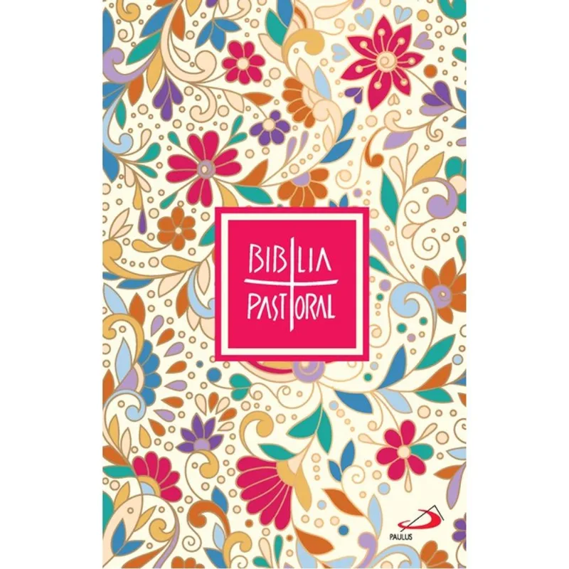 BÍBLIA PASTORAL - FLORAL COLORIDO