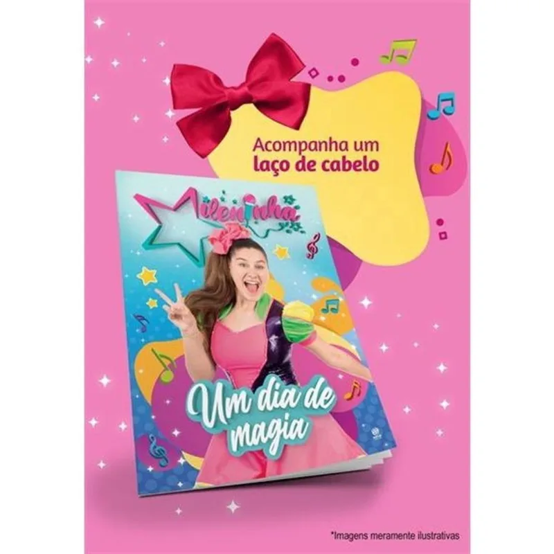 Mileninha - Um Dia De Magia - Com Brinde - 1ª Ed. Livro - Mileninha - Um dia de magia + Laço de cabelo
