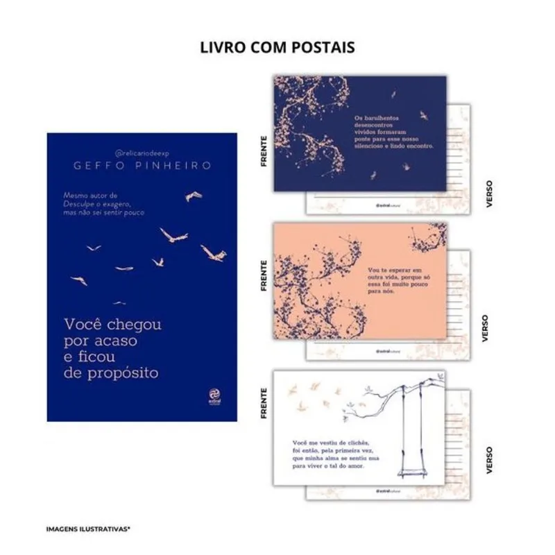 VOCÊ CHEGOU POR ACASO E FICOU DE PROPÓSITO + BRINDES