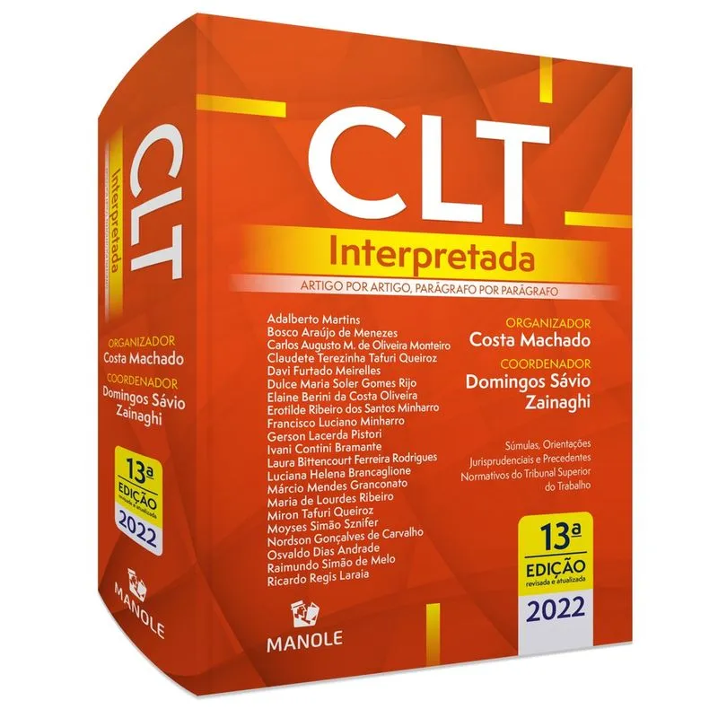 Livro - Clt interpretada: Artigo por artigo, parágrafo por parágrafo