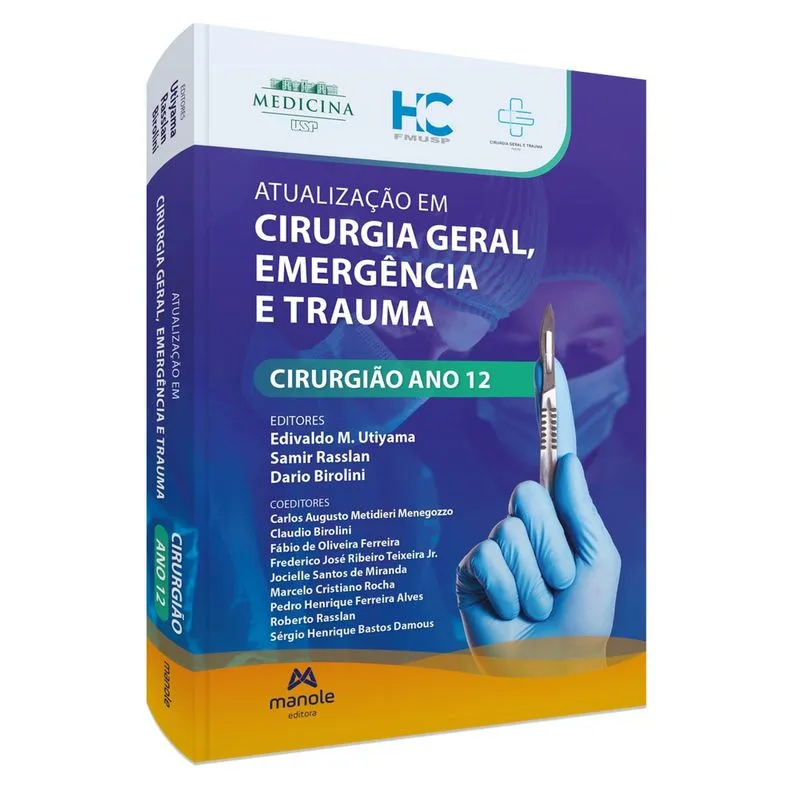 Livro - Atualização em cirurgia geral, emergência e trauma: Cirurgião Ano 12