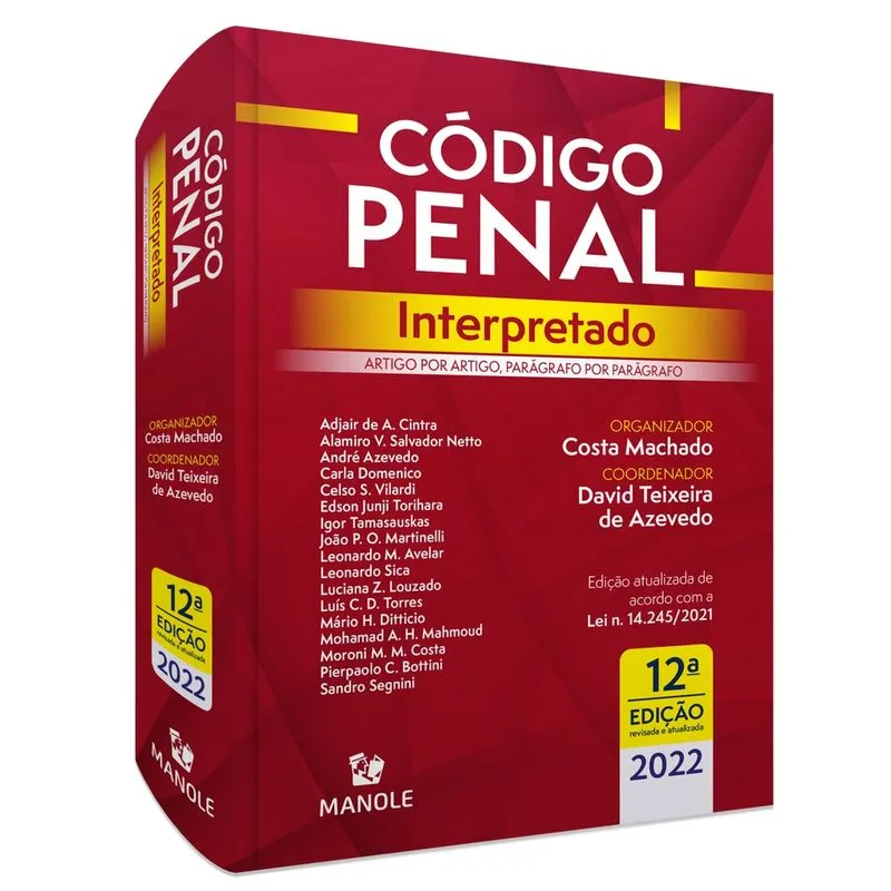 Livro - Código Penal Interpretado: Artigo por artigo, parágrafo por parágrafo