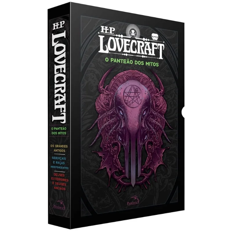 Livro - Box H. P. Lovecraft: O Panteão dos Mitos + Pôster + Marcadores