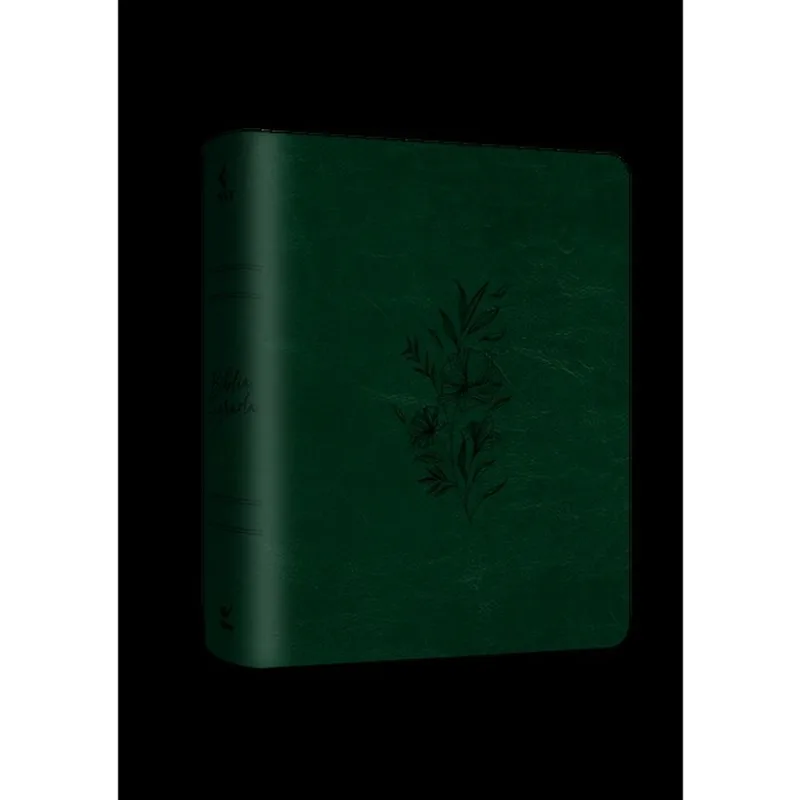 BÍBLIA MULHERES NVT - DUAS COLUNAS - VERDE MUSGO FLORAL