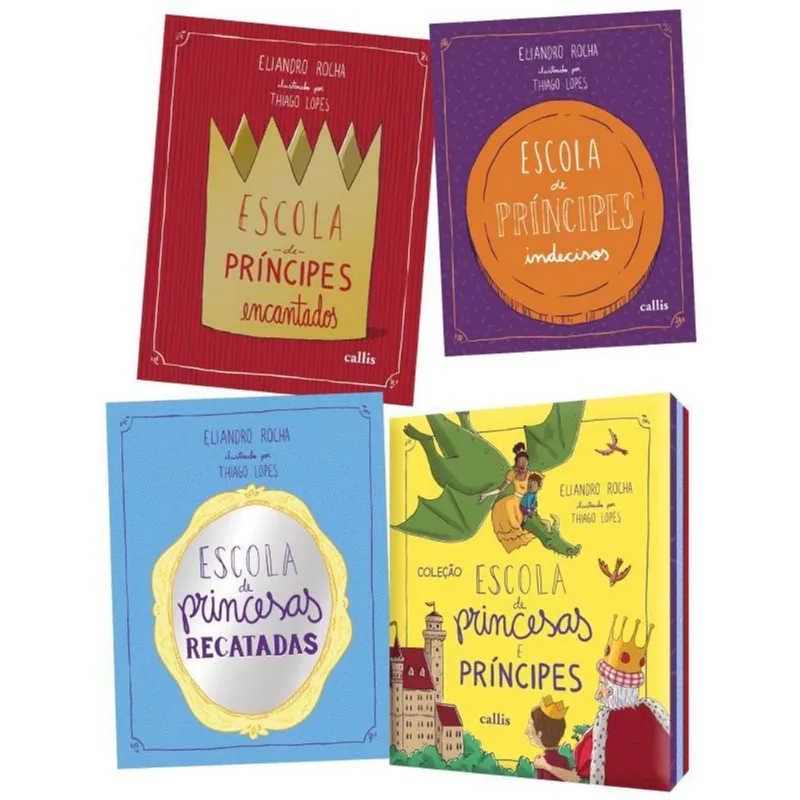Box – Coleção Escola De Príncipes E Princesas