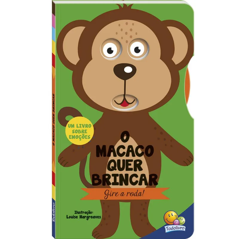 Gire o Disco! Um livro sobre Emoções: Macaco