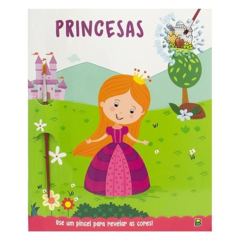 COLORINDO COM ÁGUA: PRINCESAS