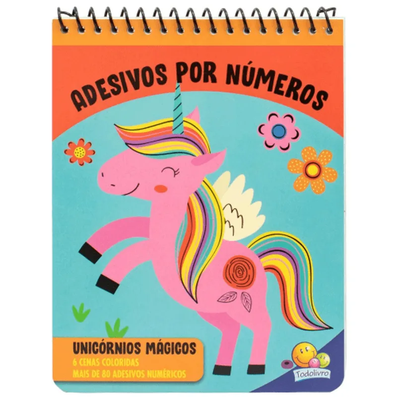 Adesivos por Números: Unicórnios Mágicos