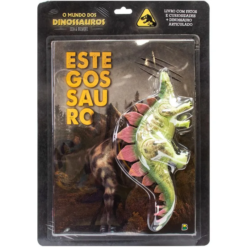 Mundo dos Dinossauros, O - Leia & Brinque: Estegossauro
