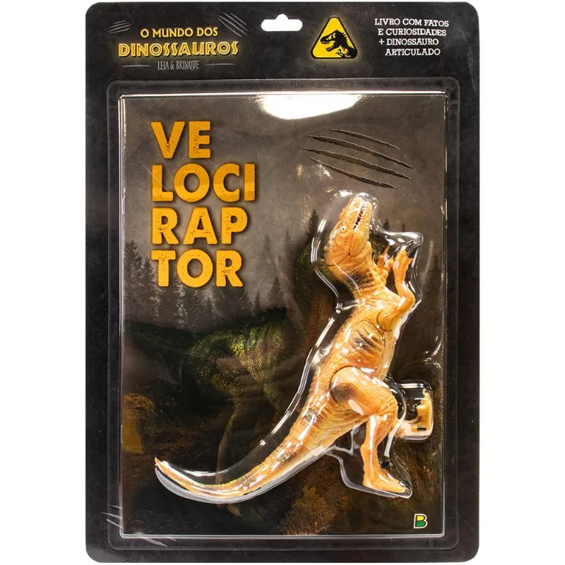 Mundo dos Dinossauros, O - Leia & Brinque: Velociraptor