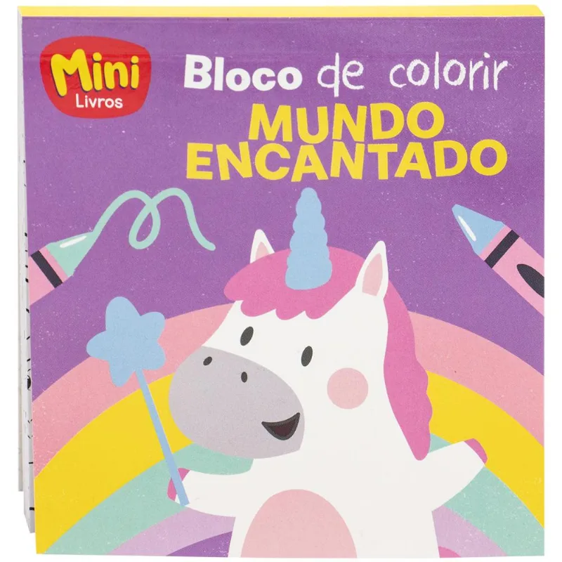 MINIBloco de Colorir(R): Mundo Encantado