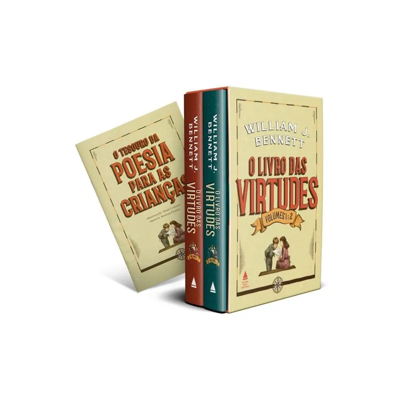 Box - O livro das virtudes + O tesouro da poesia para as crianças (Edição Exclusiva! )