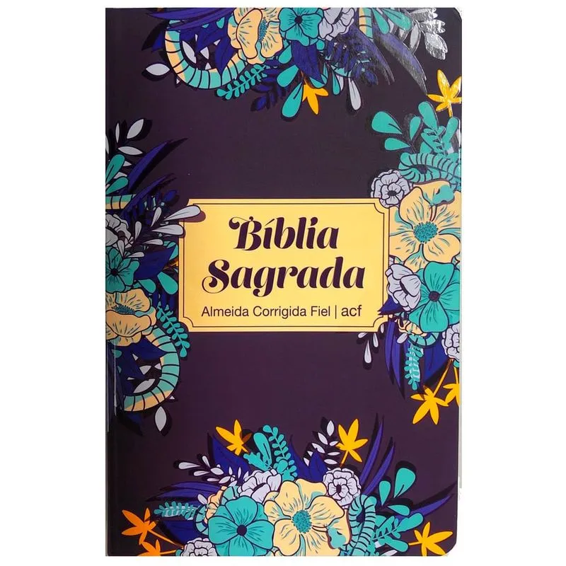 Bíblia ACF Letra Grande Capa Especial Jardim Geográfica