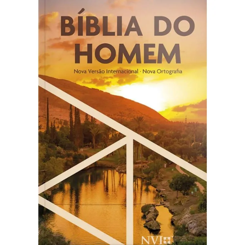 BÍBLIA DO HOMEM NVI - CAPA SEMI LUXO PÔR DO SOL