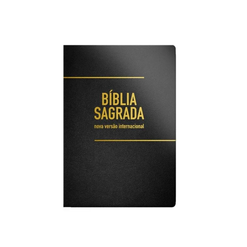 BÍBLIA NVI GIGANTE NOVO TESTAMENTO - 2 CORES - SEMI LUXO PRETA