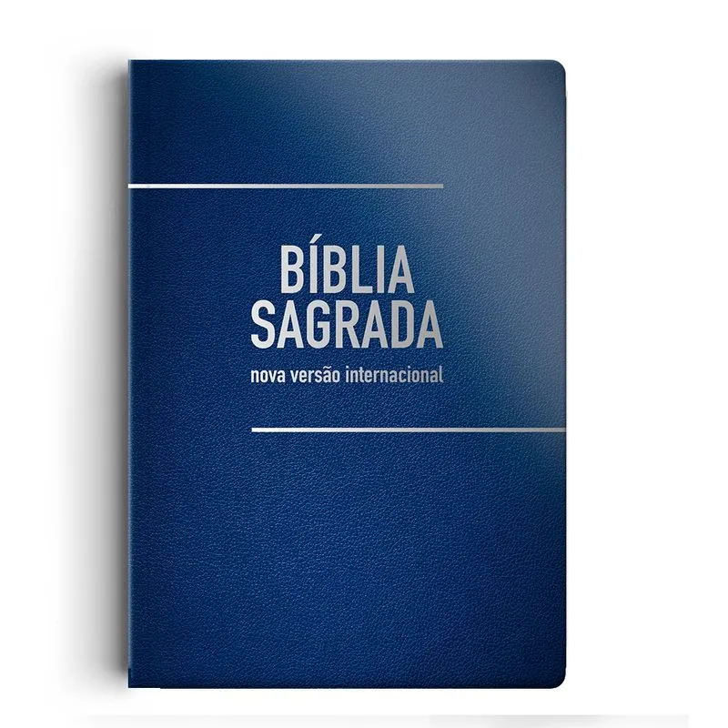 Livro - Bíblia NVI letra gigante luxo azul