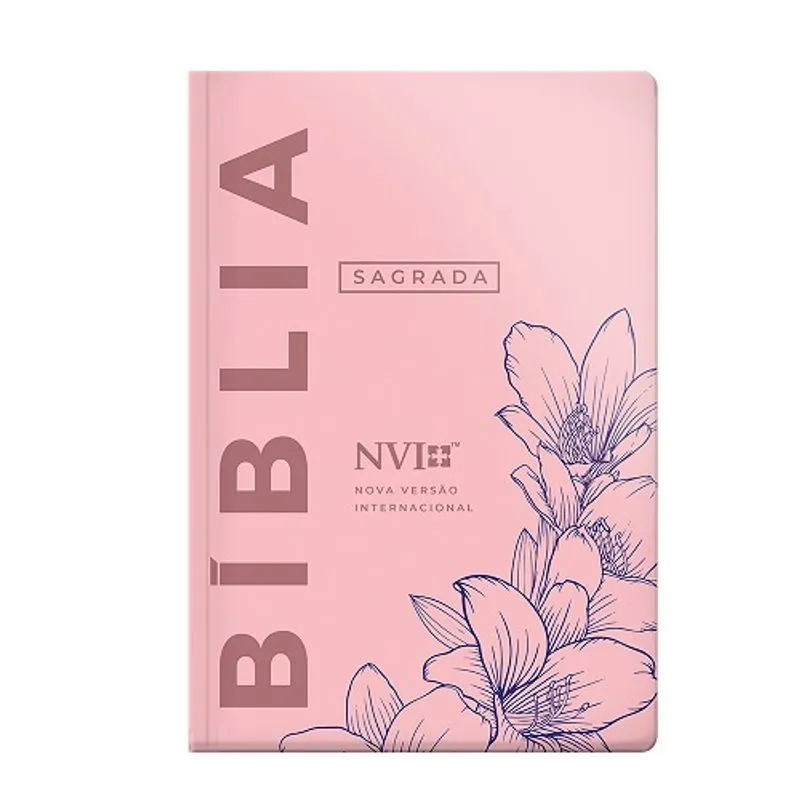 Bíblia Sagrada Grande Nvi Slim Semi Luxo - Nude