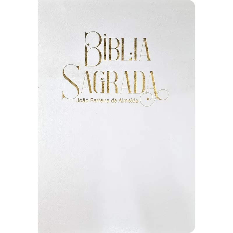 Bíblia Sagrada para Presente com Caixa | ARC | Capa Luxo Branca
