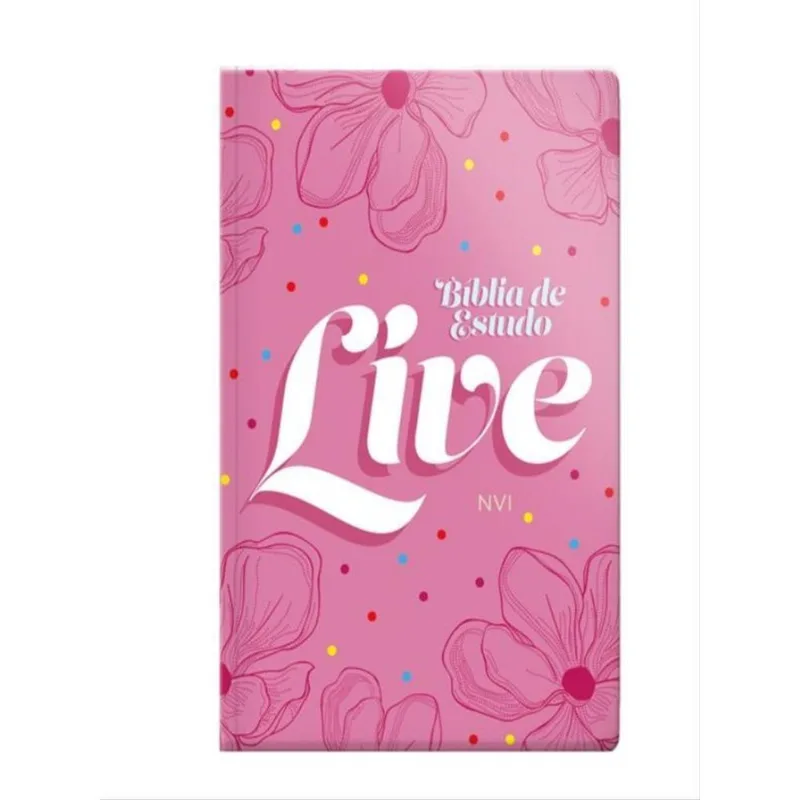 BÍBLIA DE ESTUDO LIVE - NVI - BLOOM