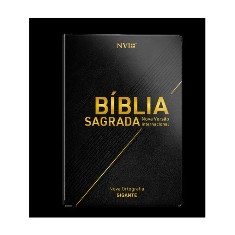 BÍBLIA NVI GIGANTE LUXO PRETA