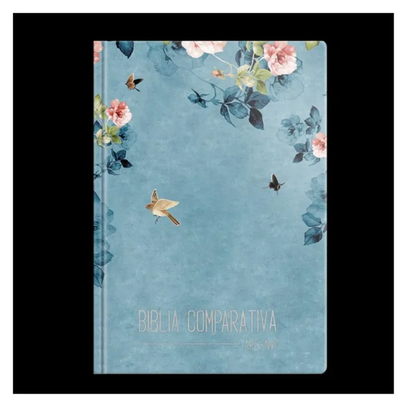 BÍBLIA COMPARATIVA EXTRA GRANDE RC - NVI - ROSA TURQUESA