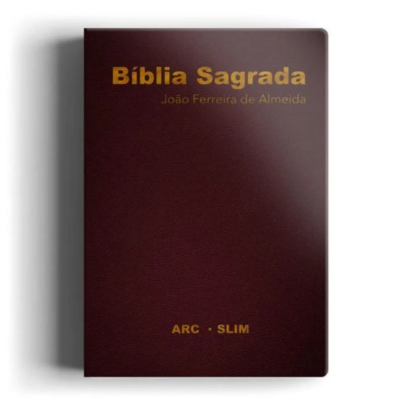 BÍBLIA ARC SLIM LUXO VINHO