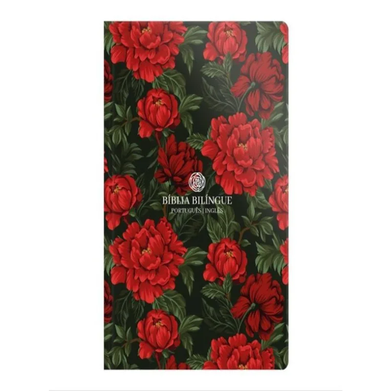 BÍBLIA NVT BILÍNGUE - ESPECIAL - AROMA DE ROSAS