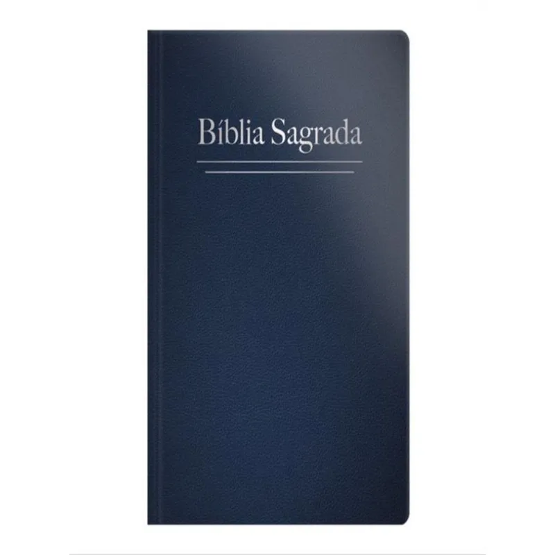 BÍBLIA RC LETRA GRANDE SEMI LUXO AZUL