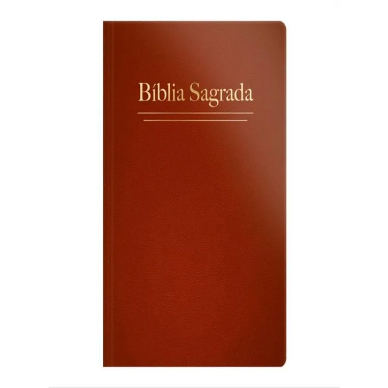 BÍBLIA RC LETRA GRANDE SEMI LUXO TELHA
