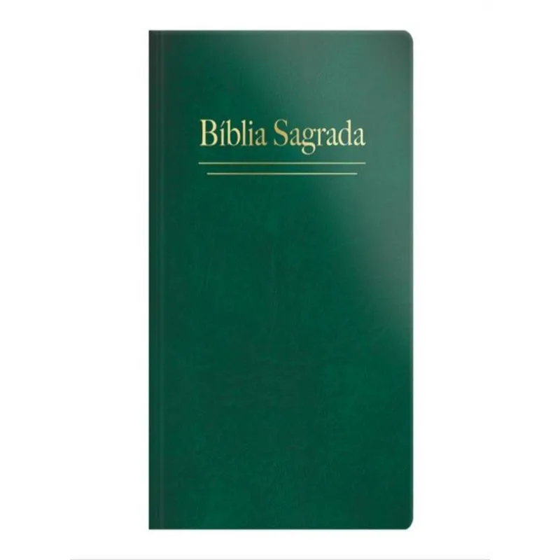 BÍBLIA RC LETRA GRANDE SEMI LUXO VERDE