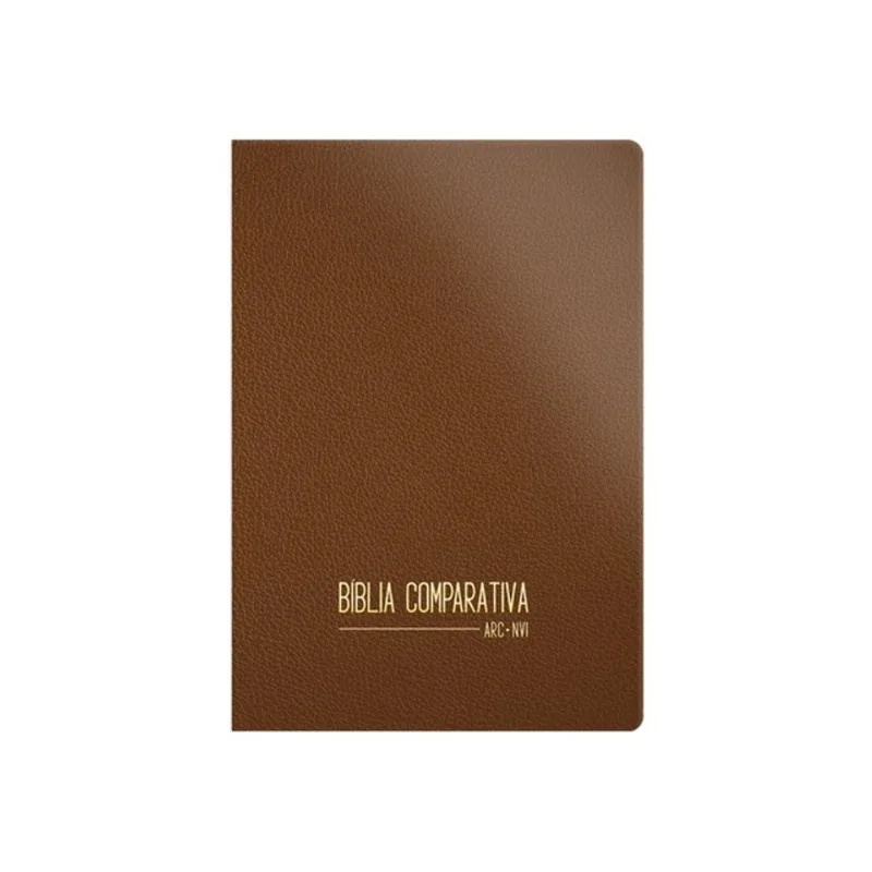 BÍBLIA COMPARATIVA EXTRA GRANDE RC - NVI - MARROM LUXO